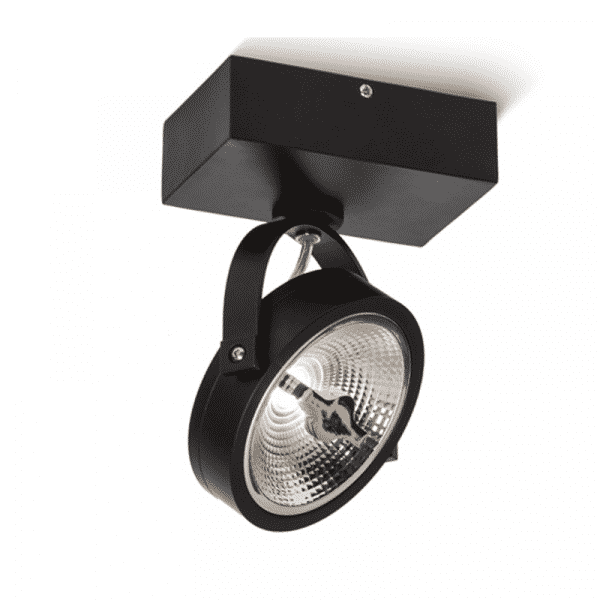 LED Opbouwspot | Enkel | Zwart | 12W | IP22 - Afbeelding 2