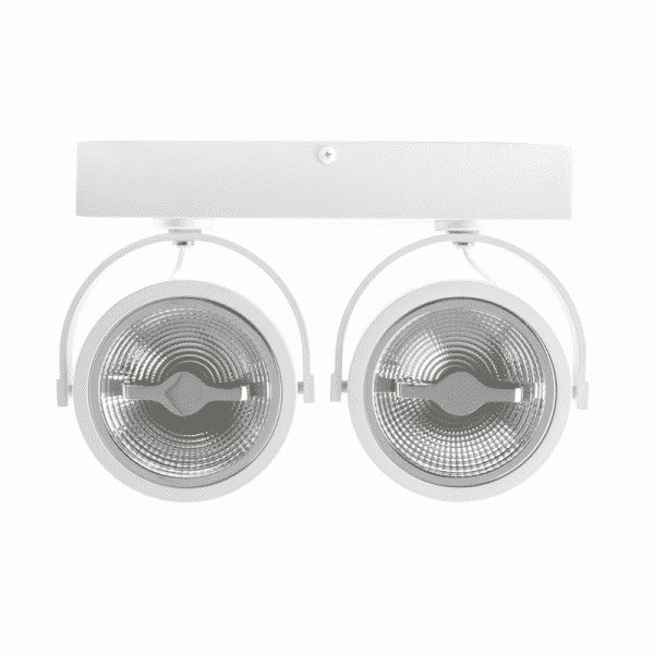 LED Opbouwspot | Dubbel | Wit | 24W | IP22 - Afbeelding 2