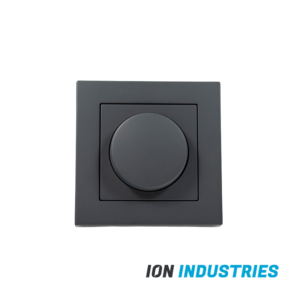 Afdekraam Dimmer Antraciet Enkel - Ion Industries