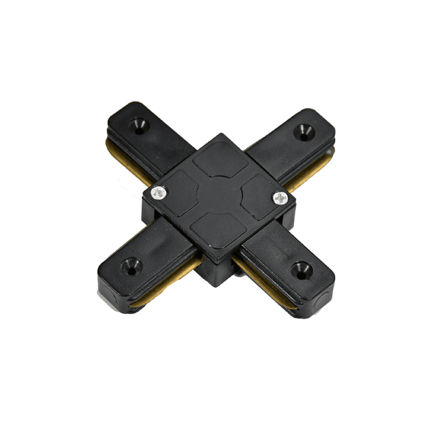 1-fase- rail-x-connector-zwart