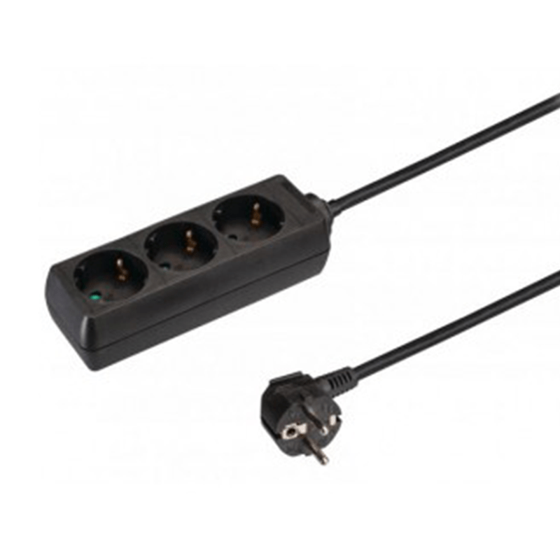 Platte stekkerdoos - 1.5 meter