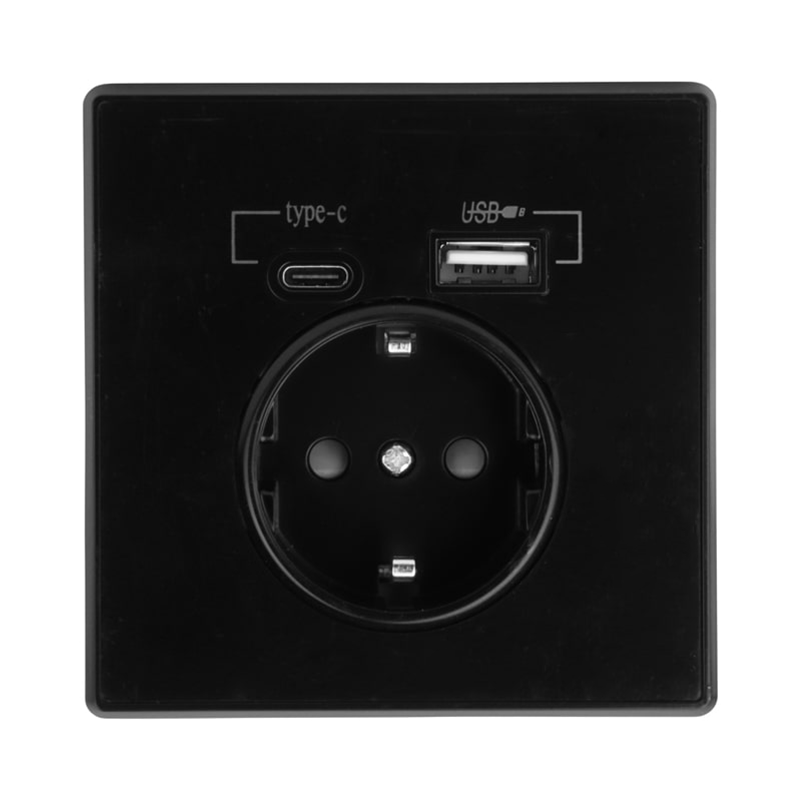 wandcontactdoos-usb-A