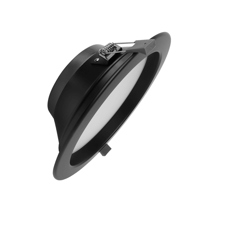 zwarte-led-downlighter-195mm