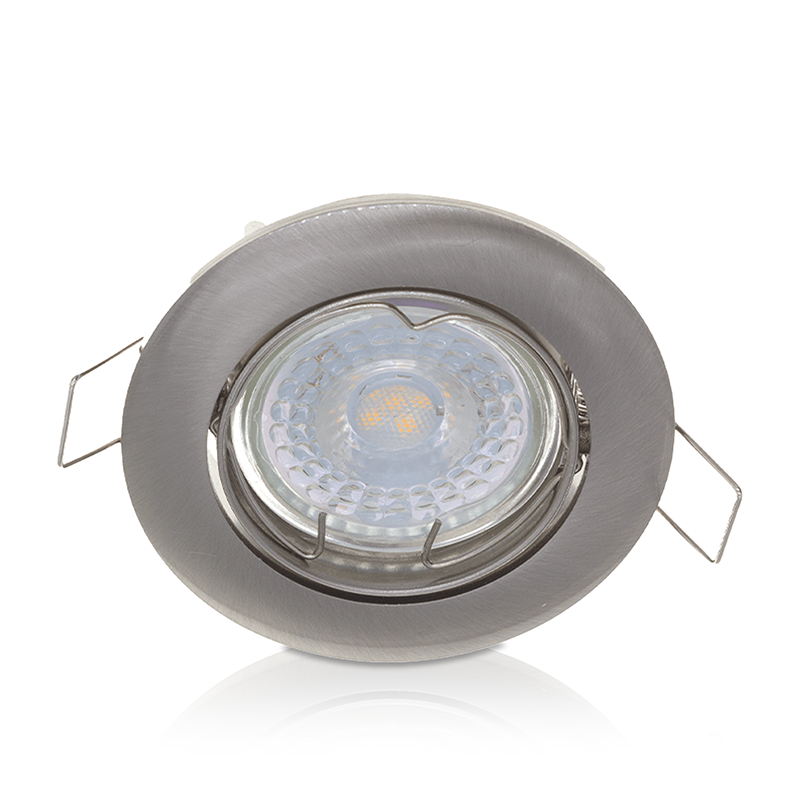 GU10 ARMATUUR AEGIR KANTELBAAR SILVER